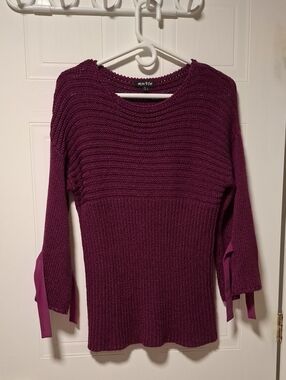 MARBLE Size SMall vibrant Purple oversized Sweater/tunic